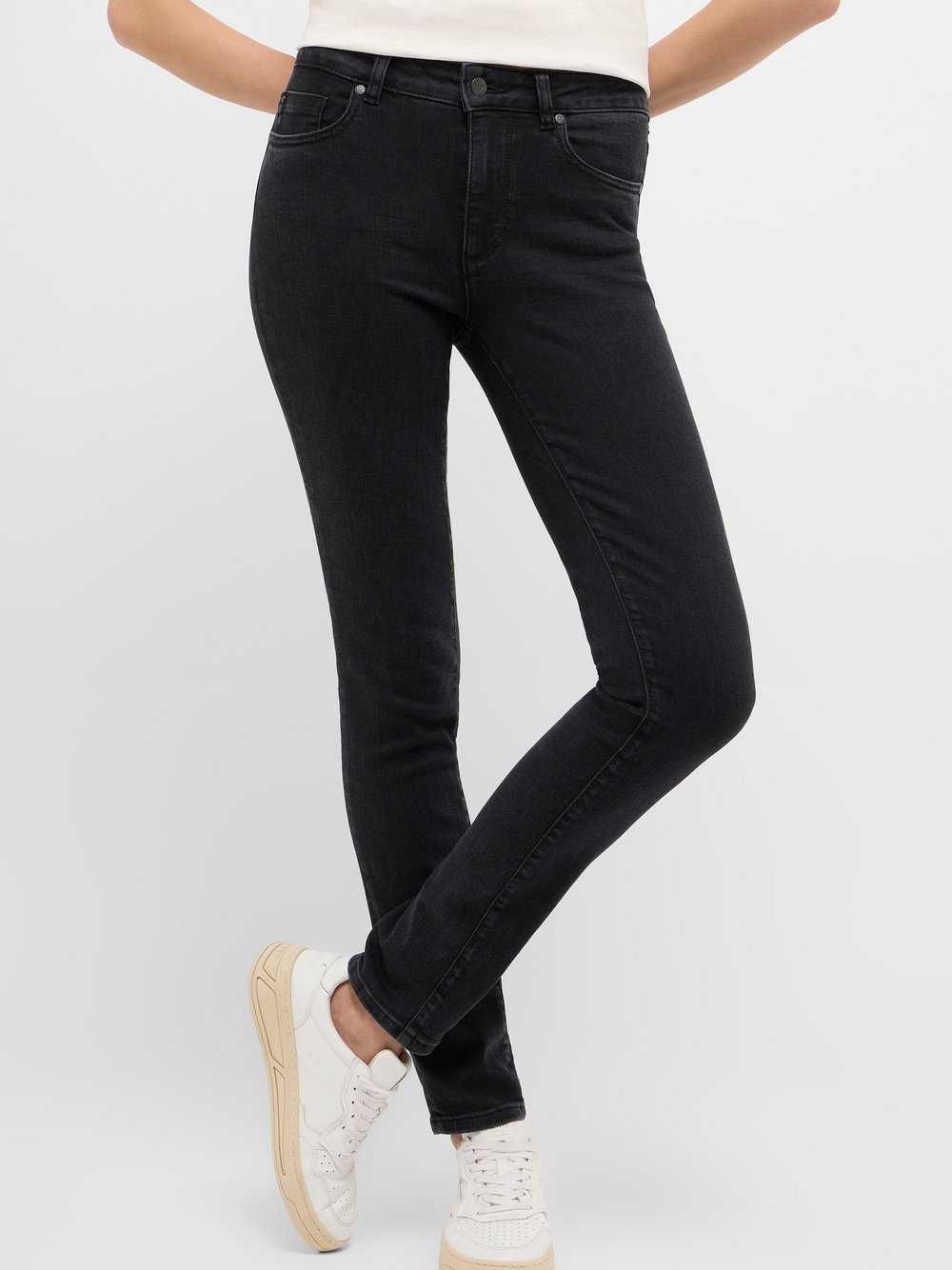 Thumbnail - Mustang Jeans Damen Baumwolle schwarz, 32-30