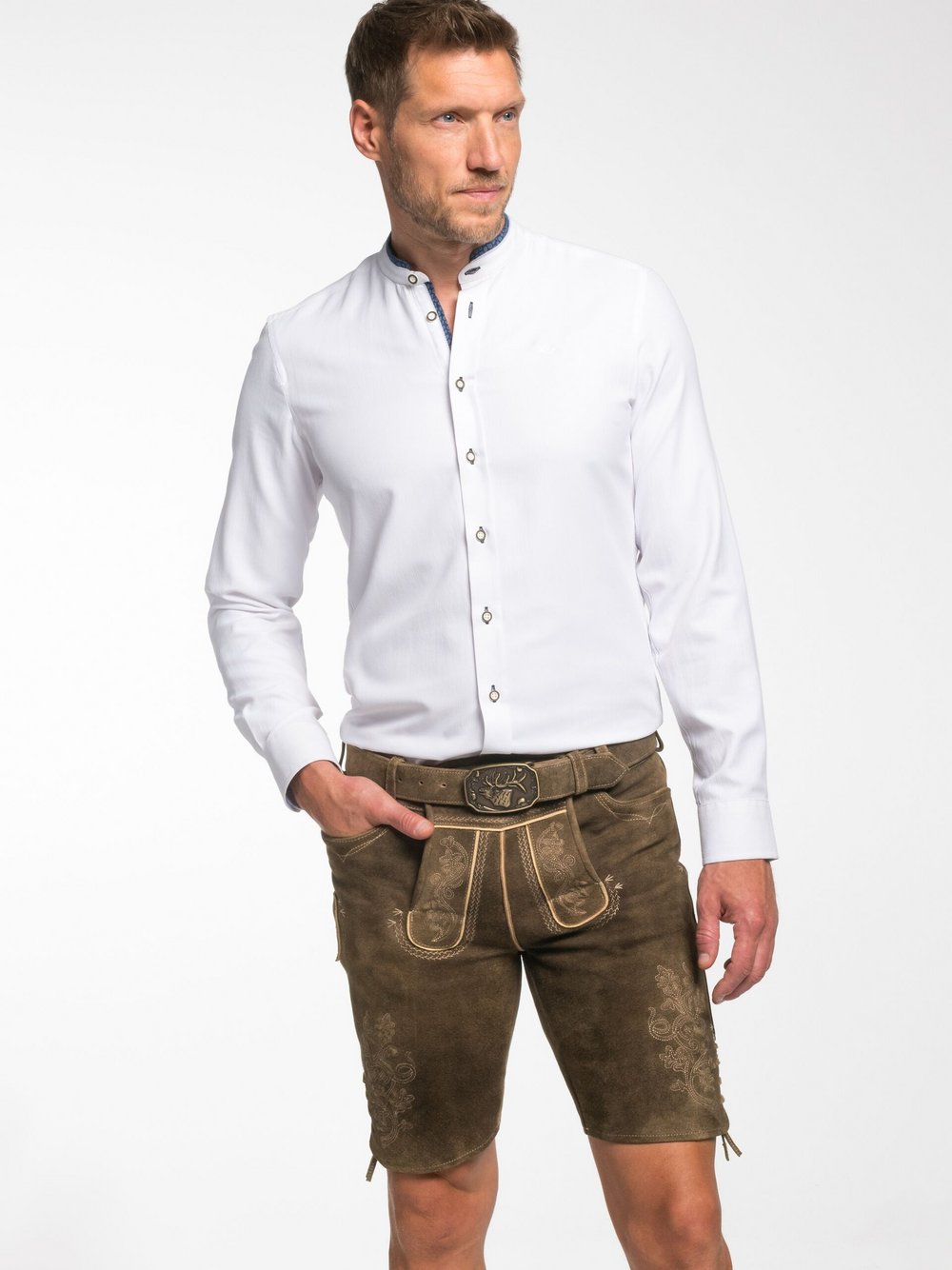 Thumbnail - Spieth & Wenksy Lederhosen Herren braun, 46