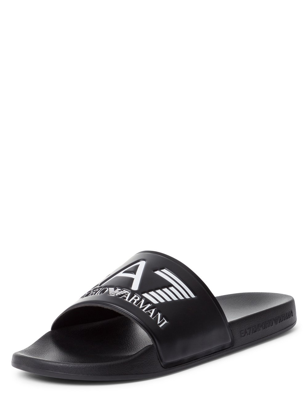 EA7 Emporio Armani Slides Herren schwarz gemustert, 45