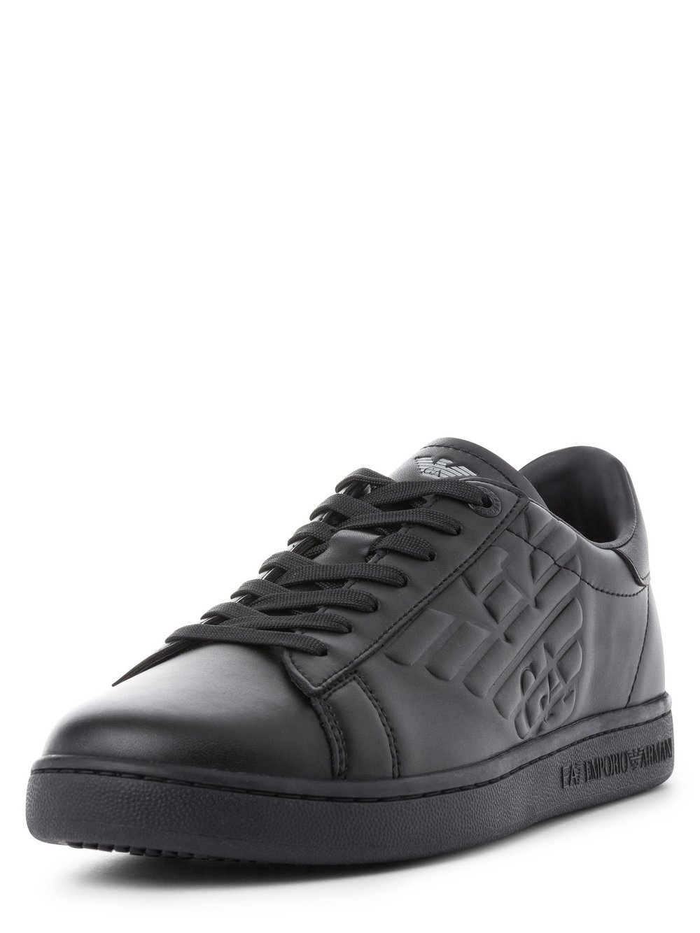 EA7 Emporio Armani Sneaker aus Leder Herren schwarz, 9.5