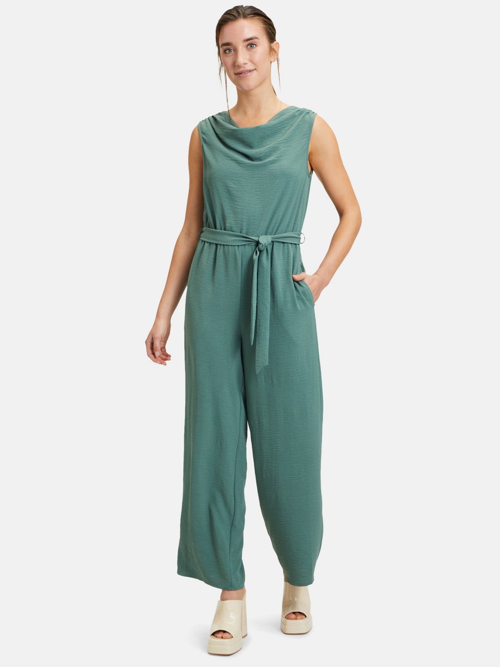 Cartoon Jumpsuit Damen grün, 46