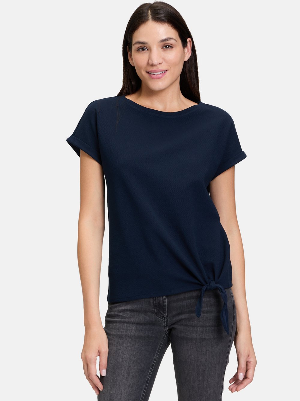 Betty Barclay Halbarm-Shirt Damen Baumwolle blau, 42