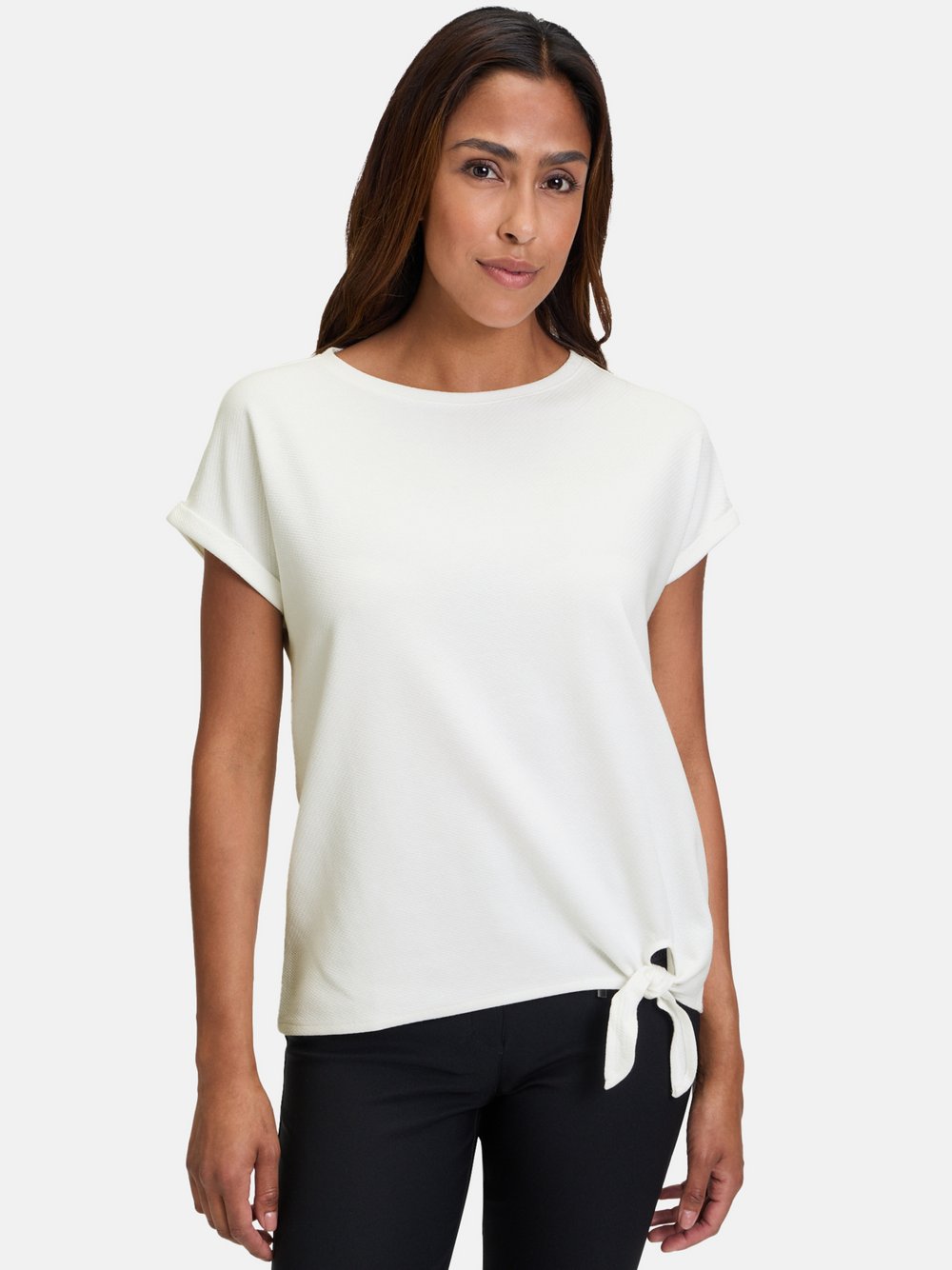 Betty Barclay Halbarm-Shirt Damen Baumwolle weiß, 46