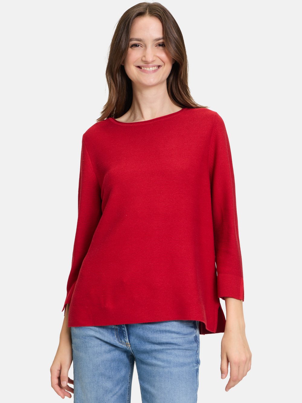 Betty Barclay Feinstrickpullover Damen Baumwolle rot, 38