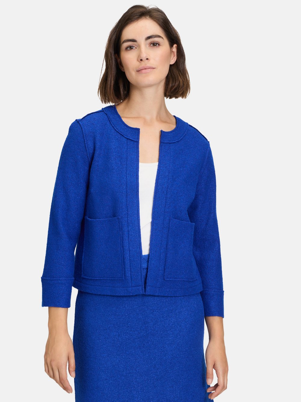 Betty Barclay Blazer-Jacke Damen Viskose blau, 36