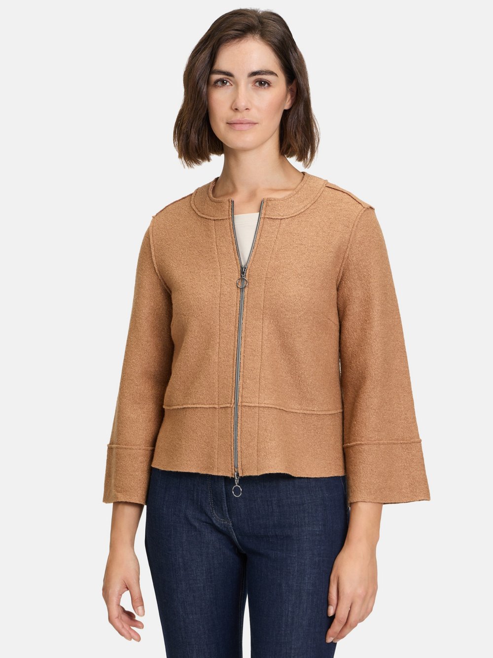 Betty Barclay Blazer-Jacke Damen Viskose braun, 48