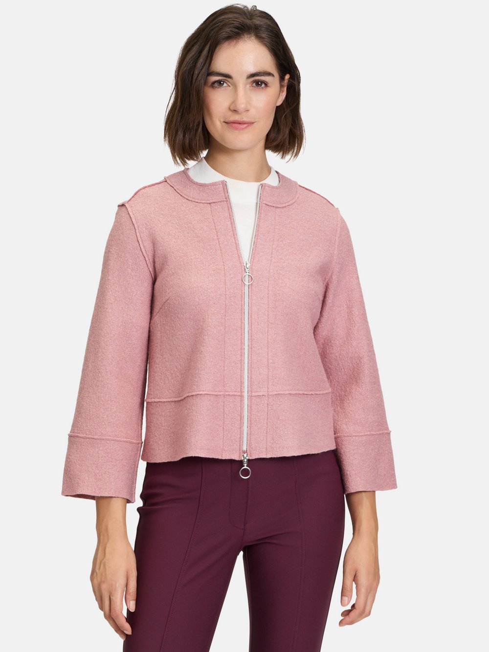 Betty Barclay Blazer-Jacke Damen Viskose rosa, 36