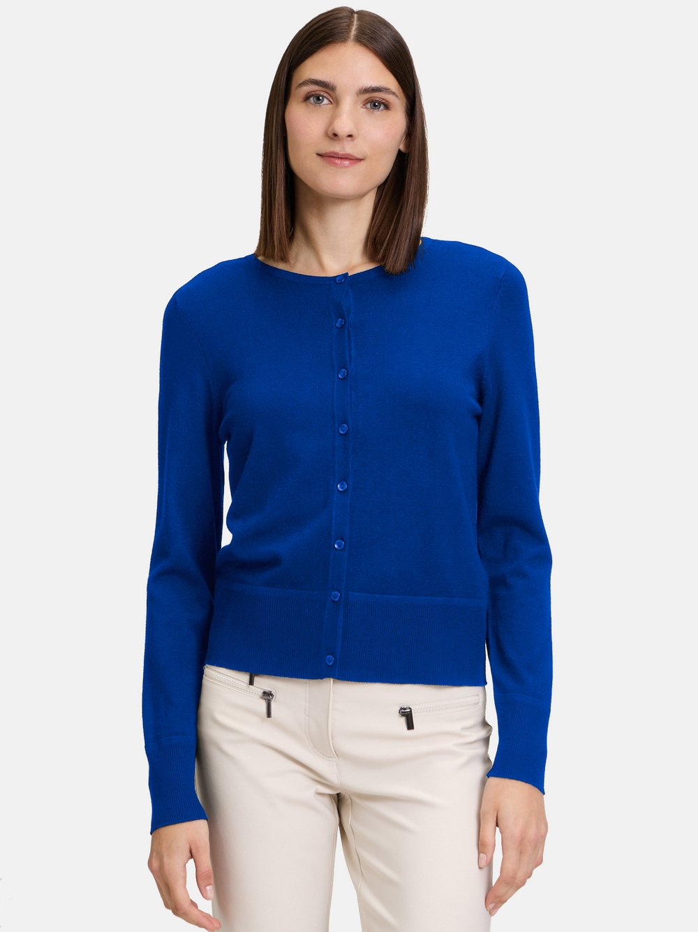 Betty Barclay Strick-Cardigan Damen Viskose blau, 44