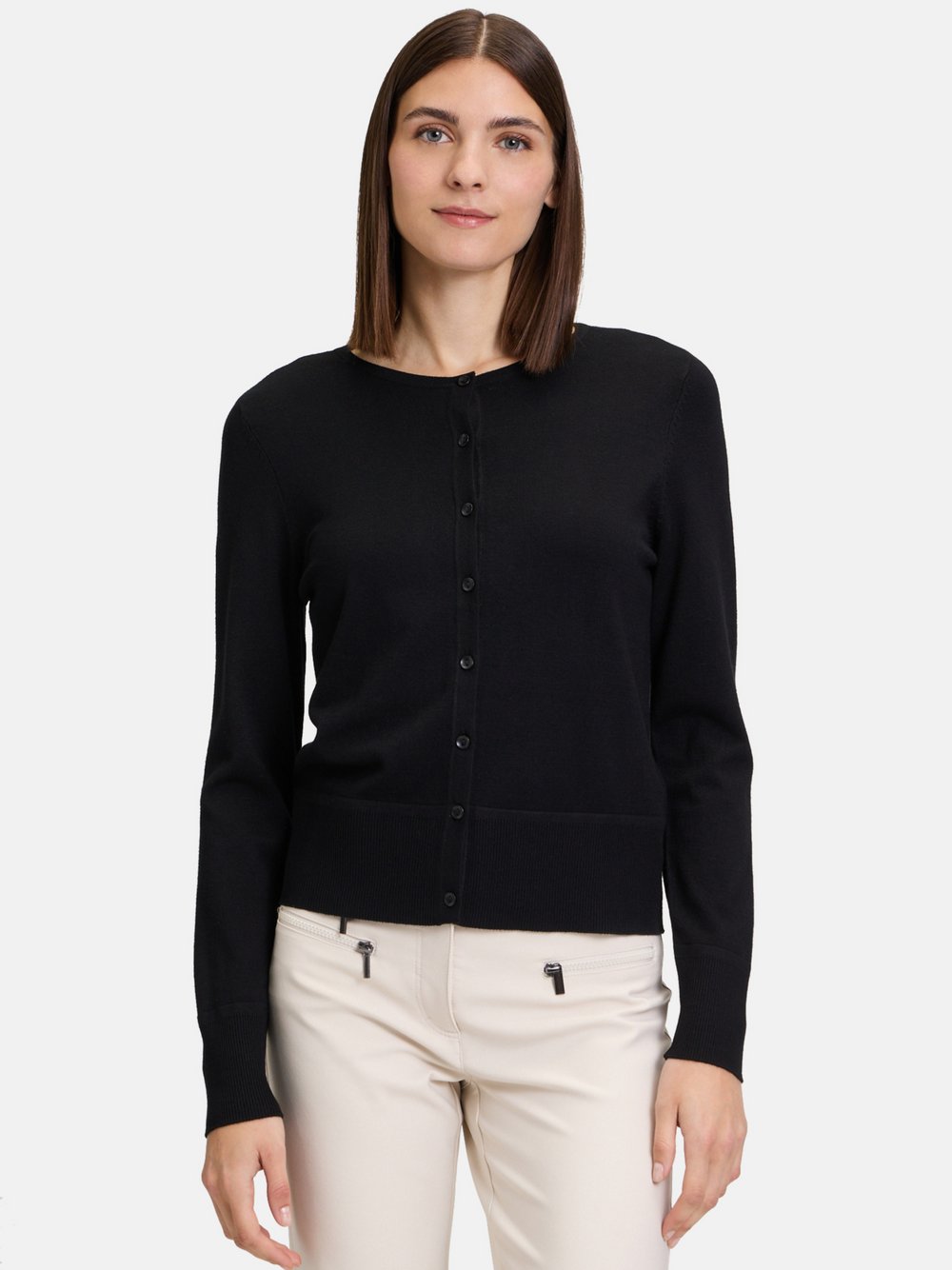 Betty Barclay Strick-Cardigan Damen Viskose schwarz, 36