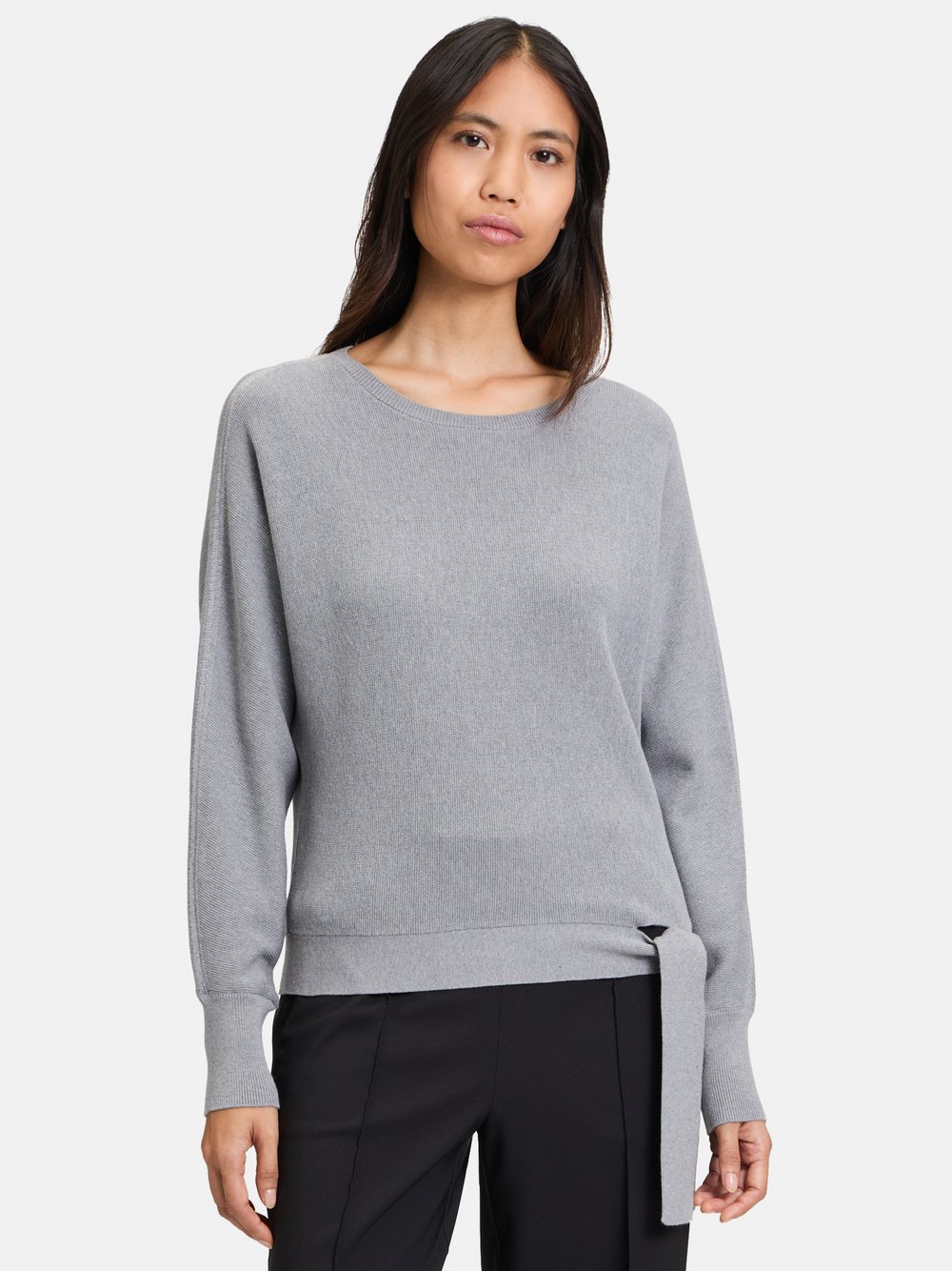 Betty Barclay Feinstrickpullover Damen Baumwolle grau, 40