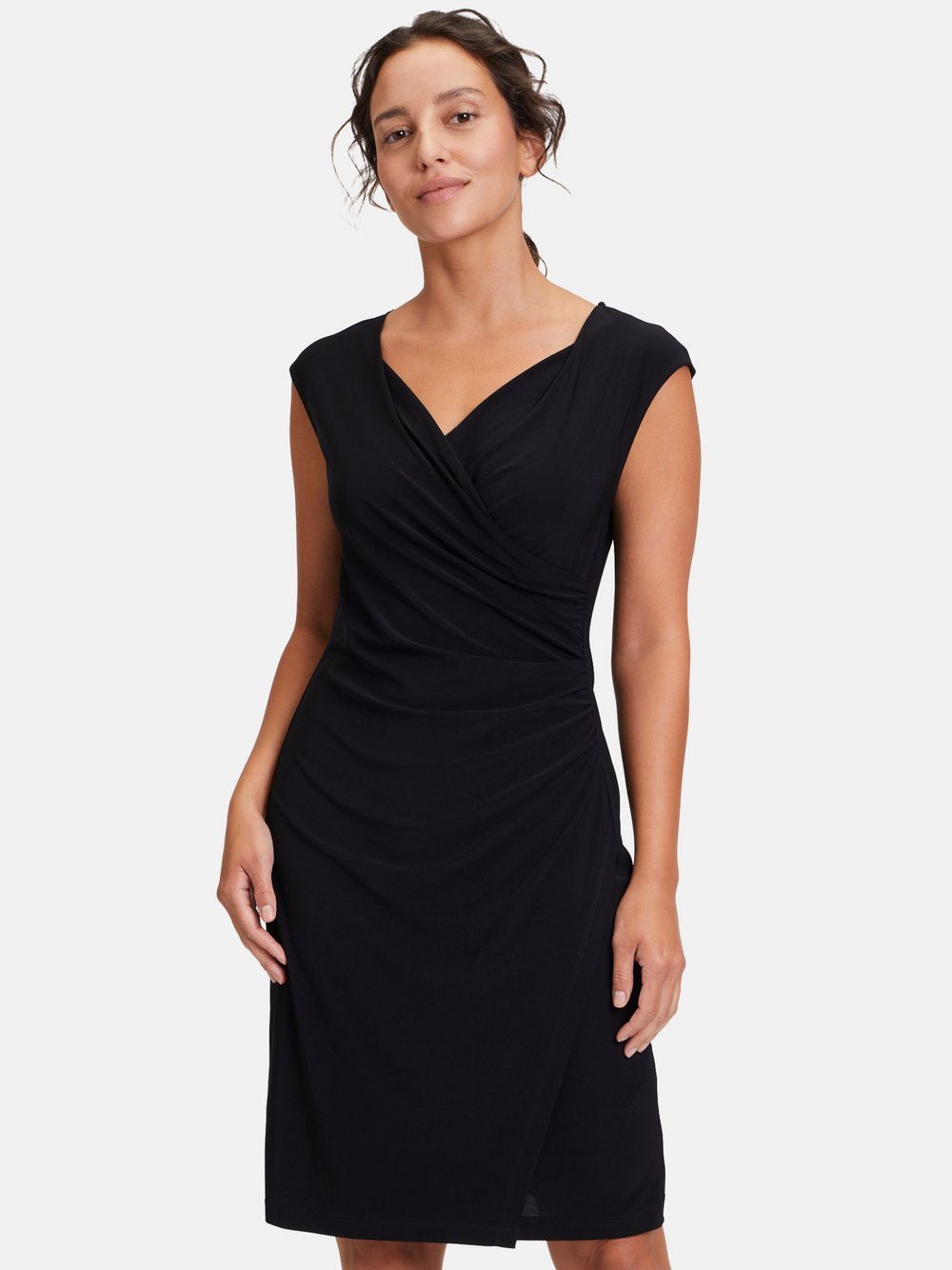 Cartoon Casual-Kleid Damen schwarz, 44