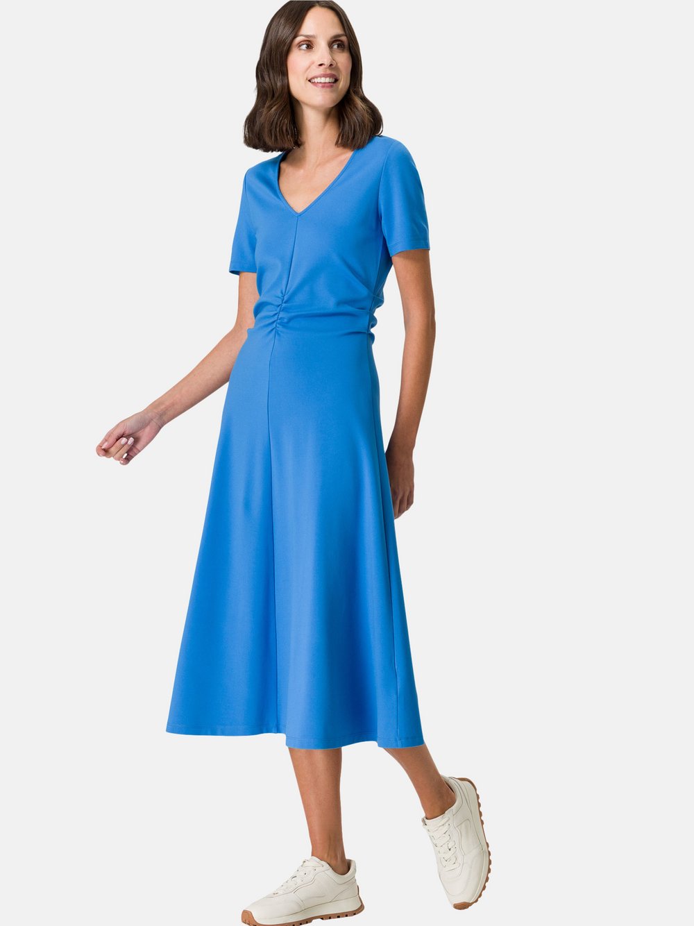 zero Midikleid Damen Viskose blau, 40