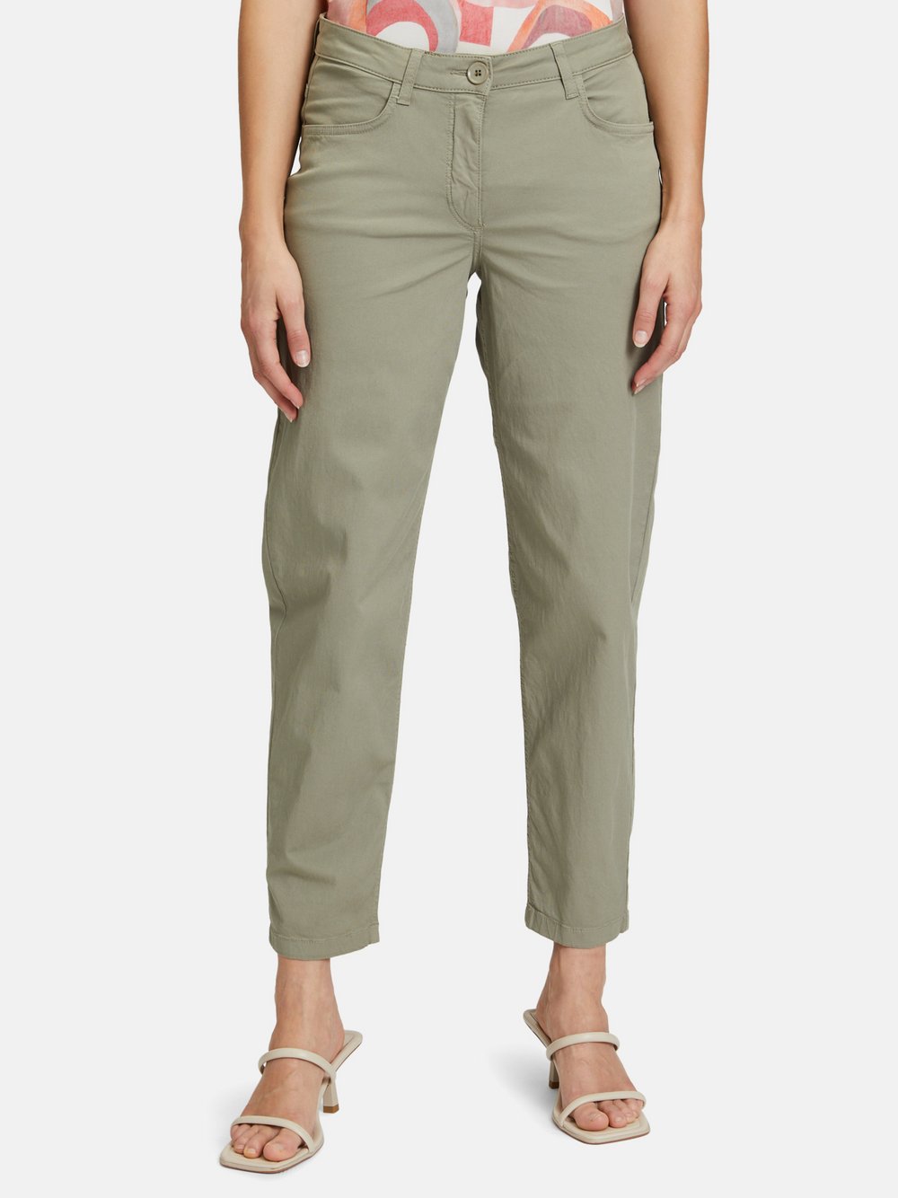 Betty Barclay Casual-Hose Damen Baumwolle grün, 48