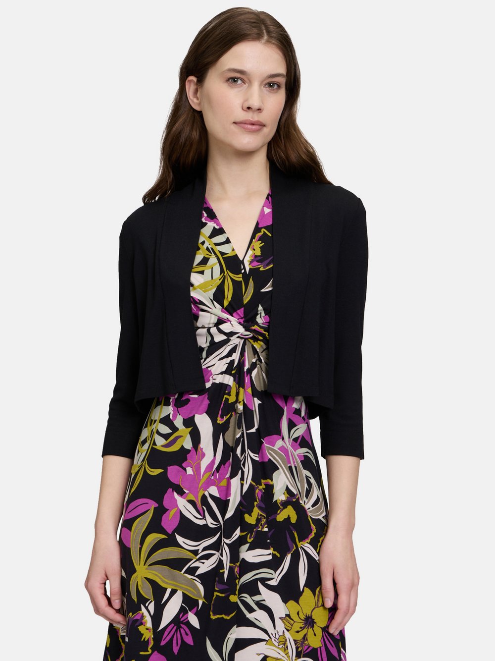 Betty Barclay Shirtjacke Damen Viskose schwarz, 48