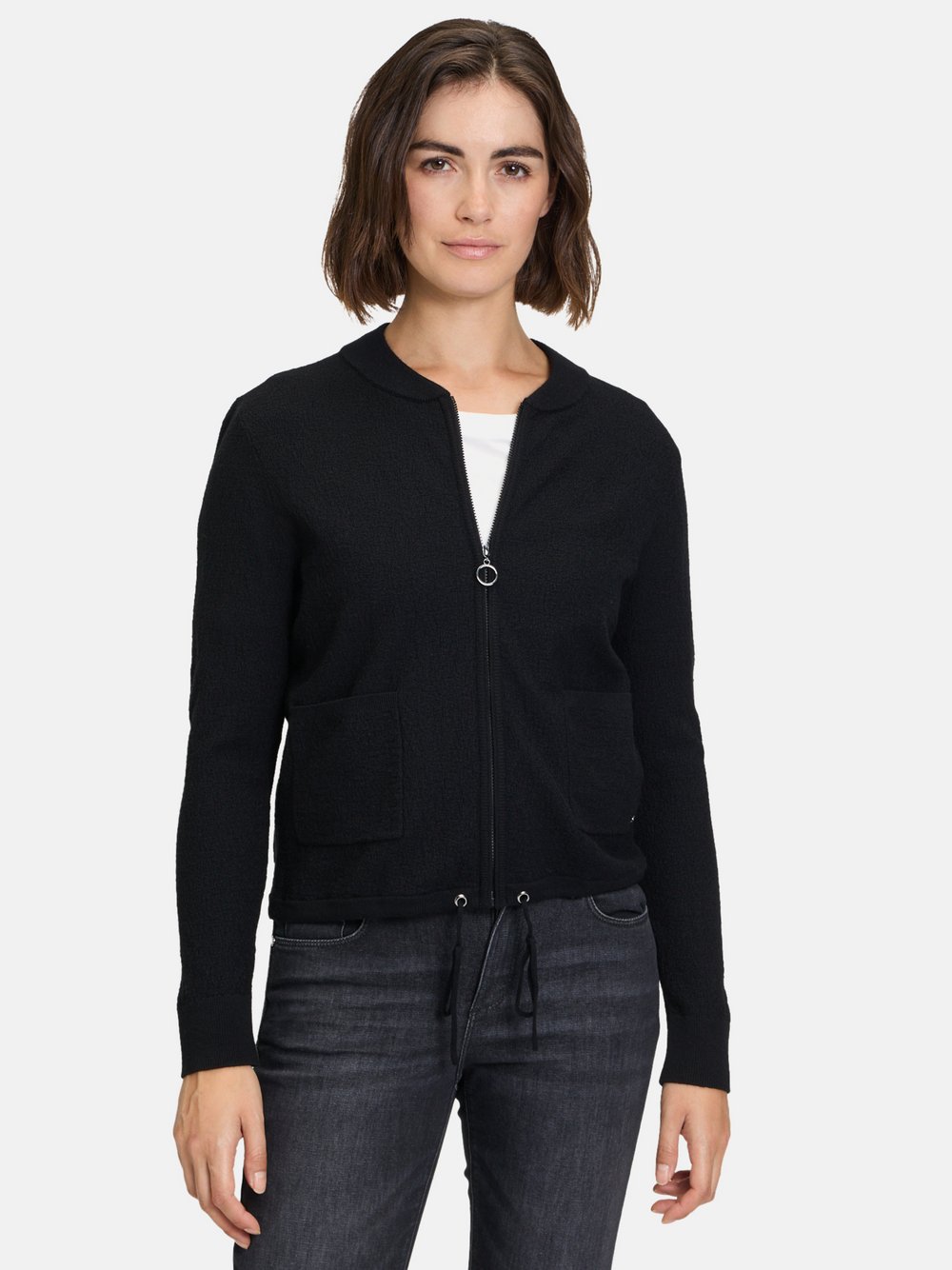 Betty & Co Strick-Cardigan Damen Viskose schwarz, 38