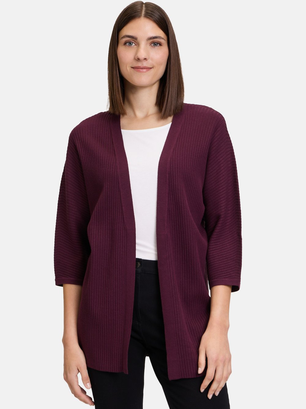 Betty Barclay Longstrickjacke Damen Viskose lila, 36