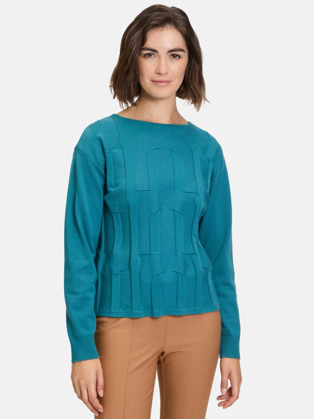 Betty Barclay Feinstrickpullover Damen Viskose blau, 46