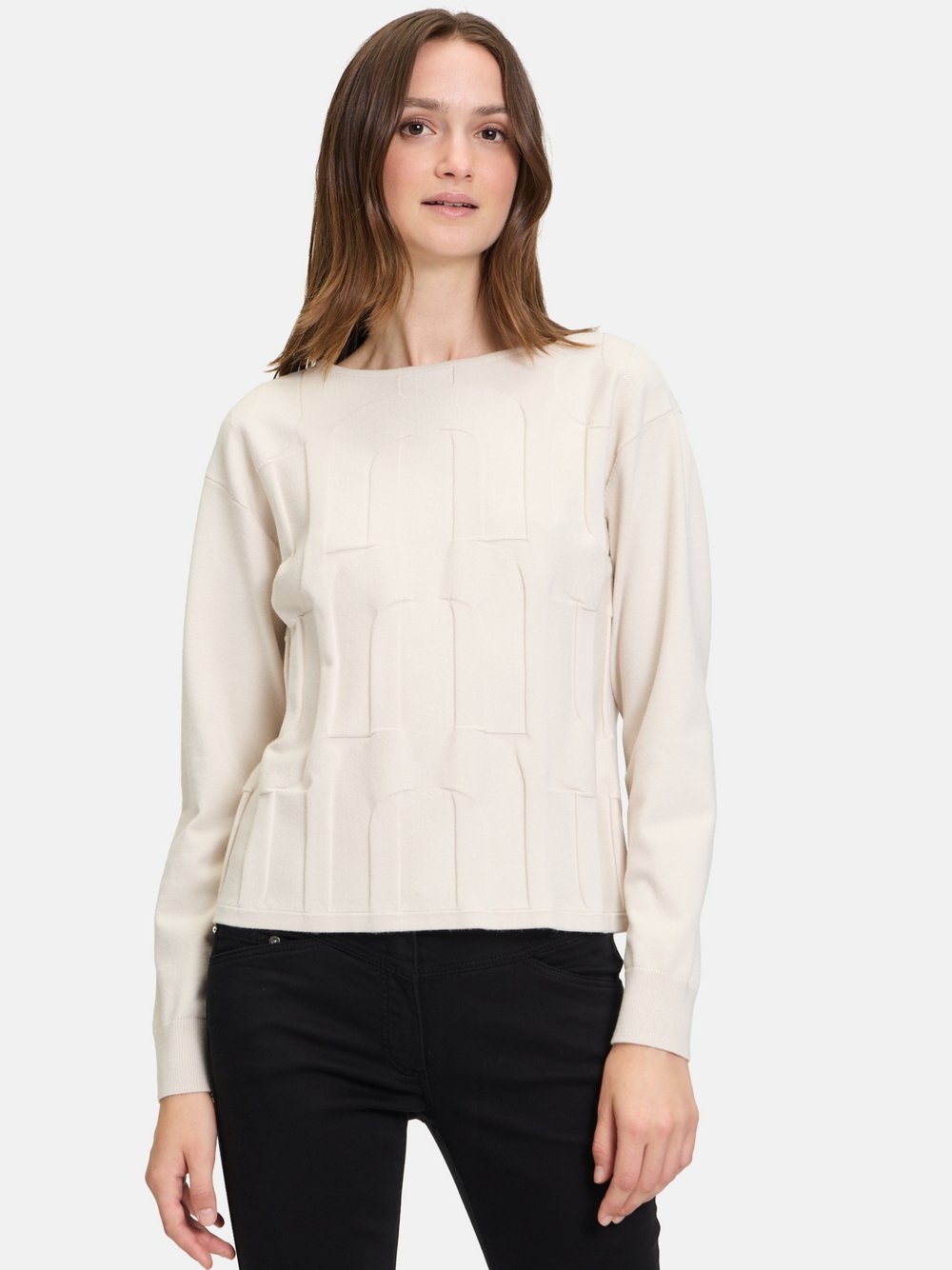 Betty Barclay Feinstrickpullover Damen Viskose beige, 42