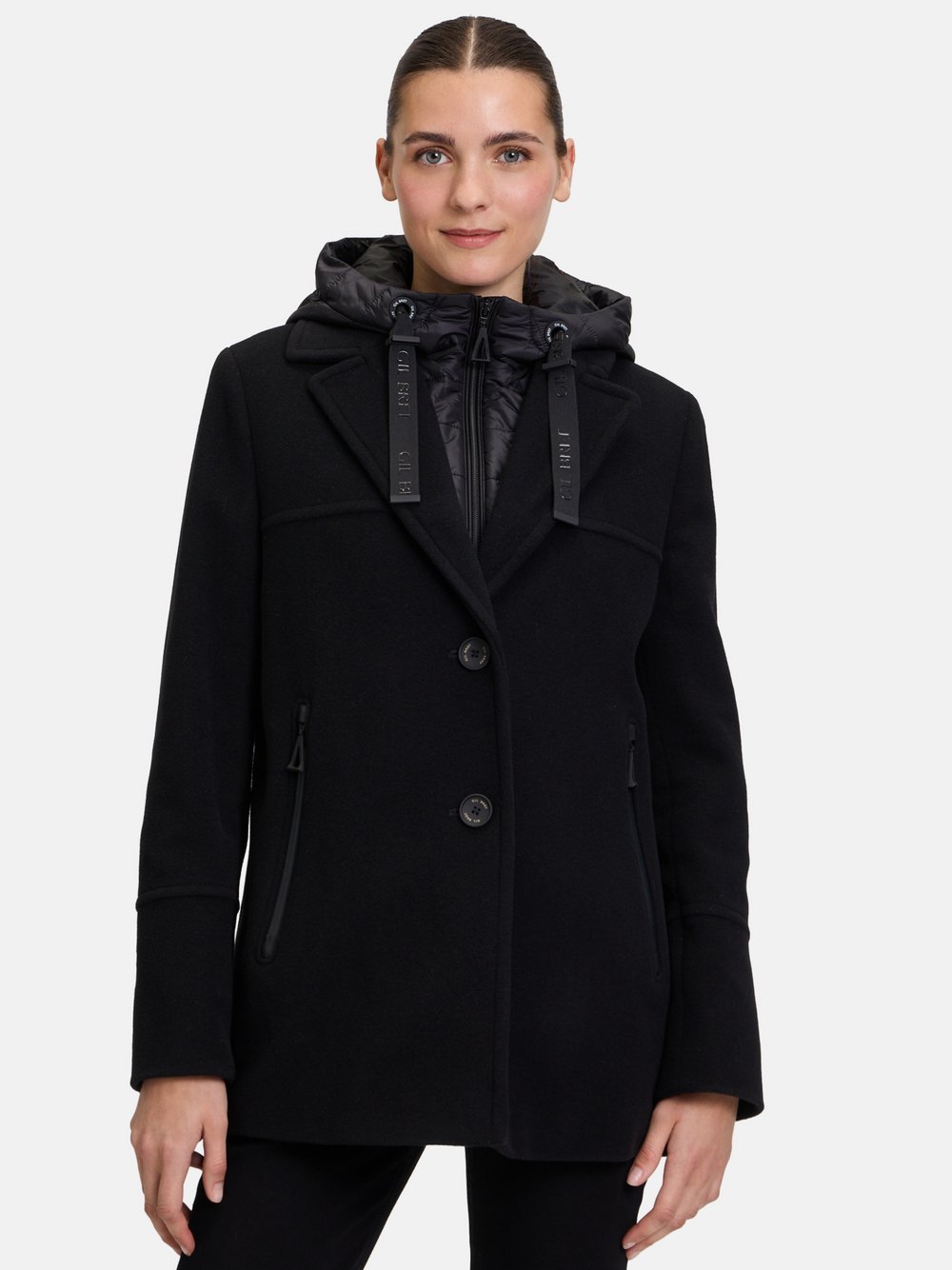 Gil Bret Winterjacke Damen Wolle schwarz, 42