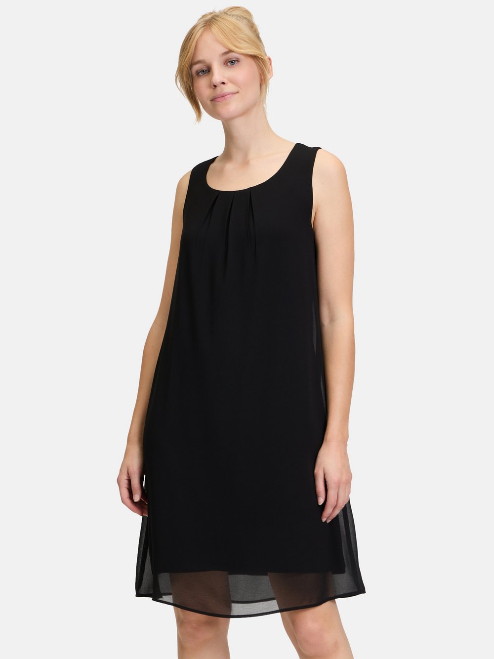 Cartoon Sommerkleid Damen schwarz, 42