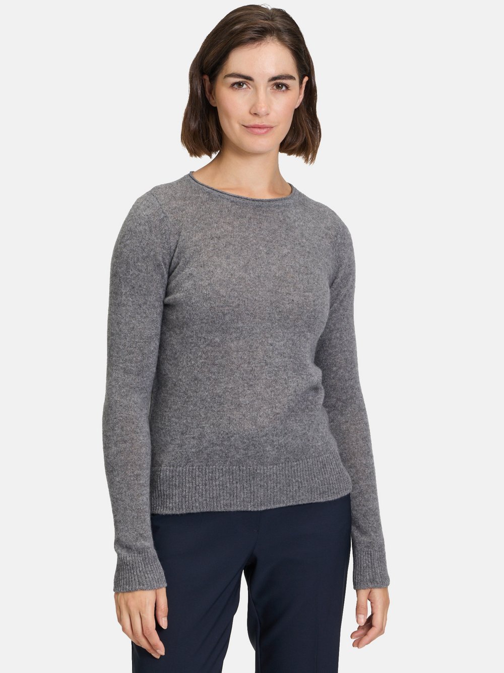 Betty Barclay Kaschmir-Pullover Damen Cashmere grau, 44