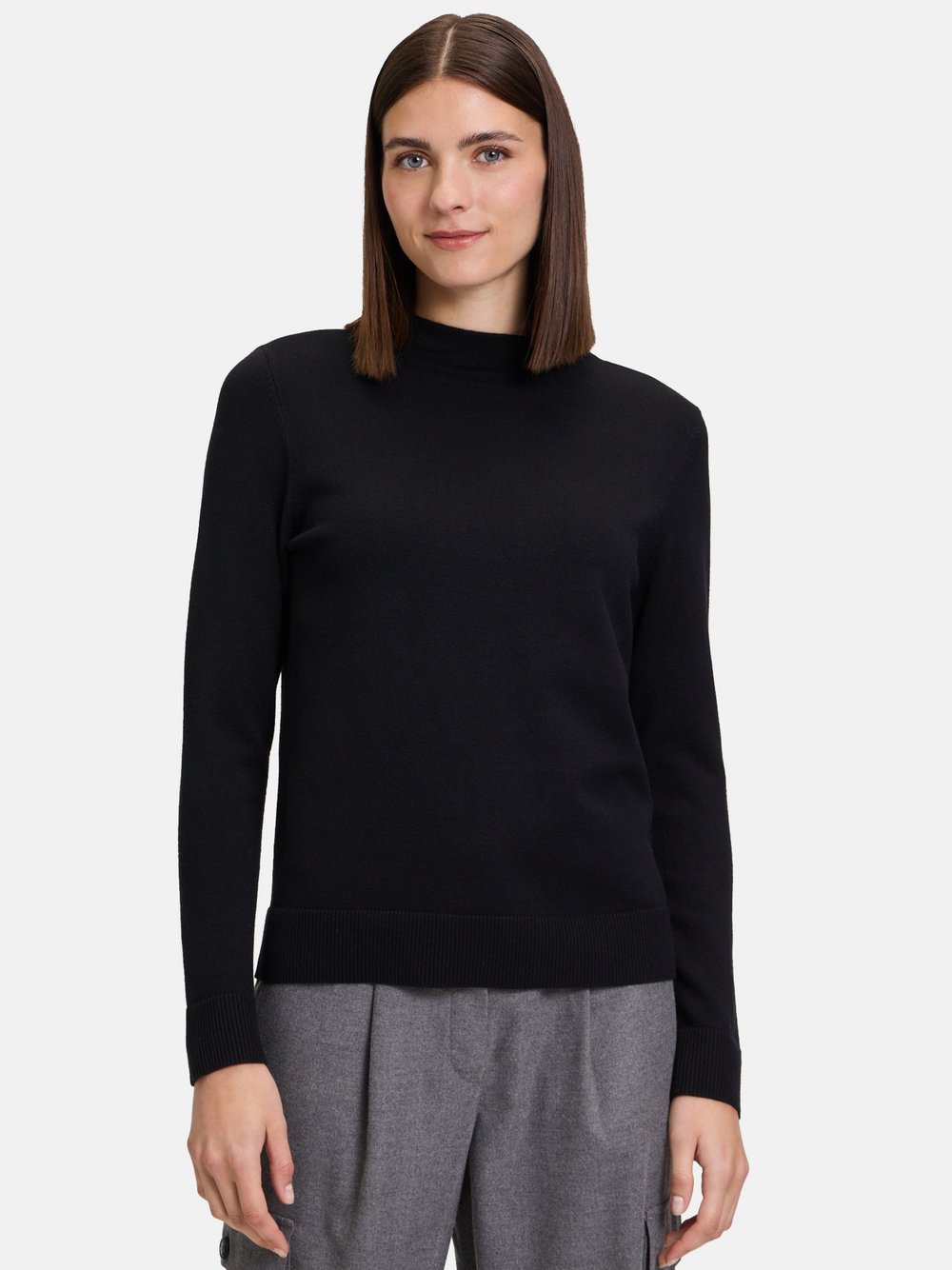 Betty Barclay Basic-Strickpullover Damen Viskose schwarz, 40