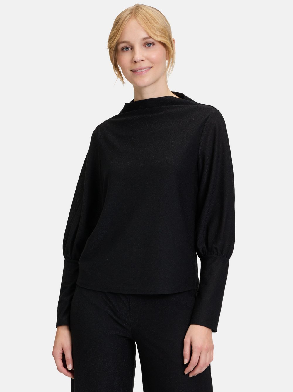 Vera Mont Blusenshirt Damen schwarz, 44