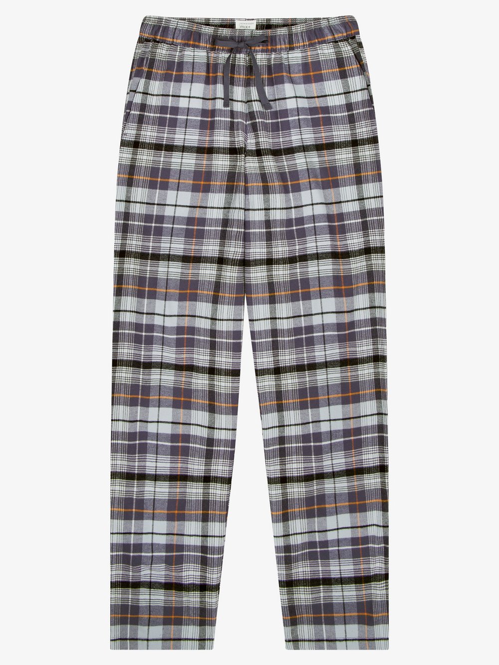Schiesser Pyjamahose Damen Baumwolle mehrfarbig kariert, 34