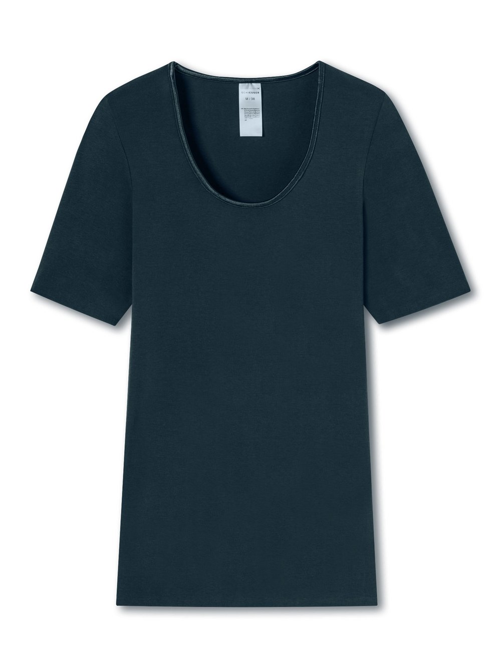 Schiesser T-Shirt  Damen Jersey blau, 38