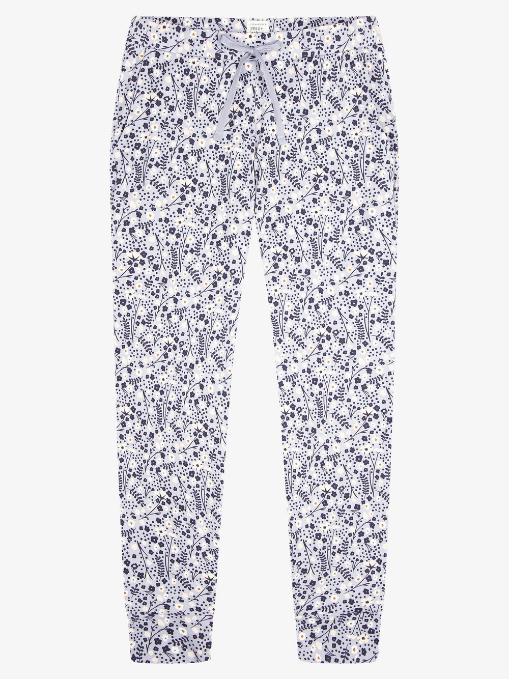 Schiesser Pyjamahose  Damen Jersey mehrfarbig gemustert, 36