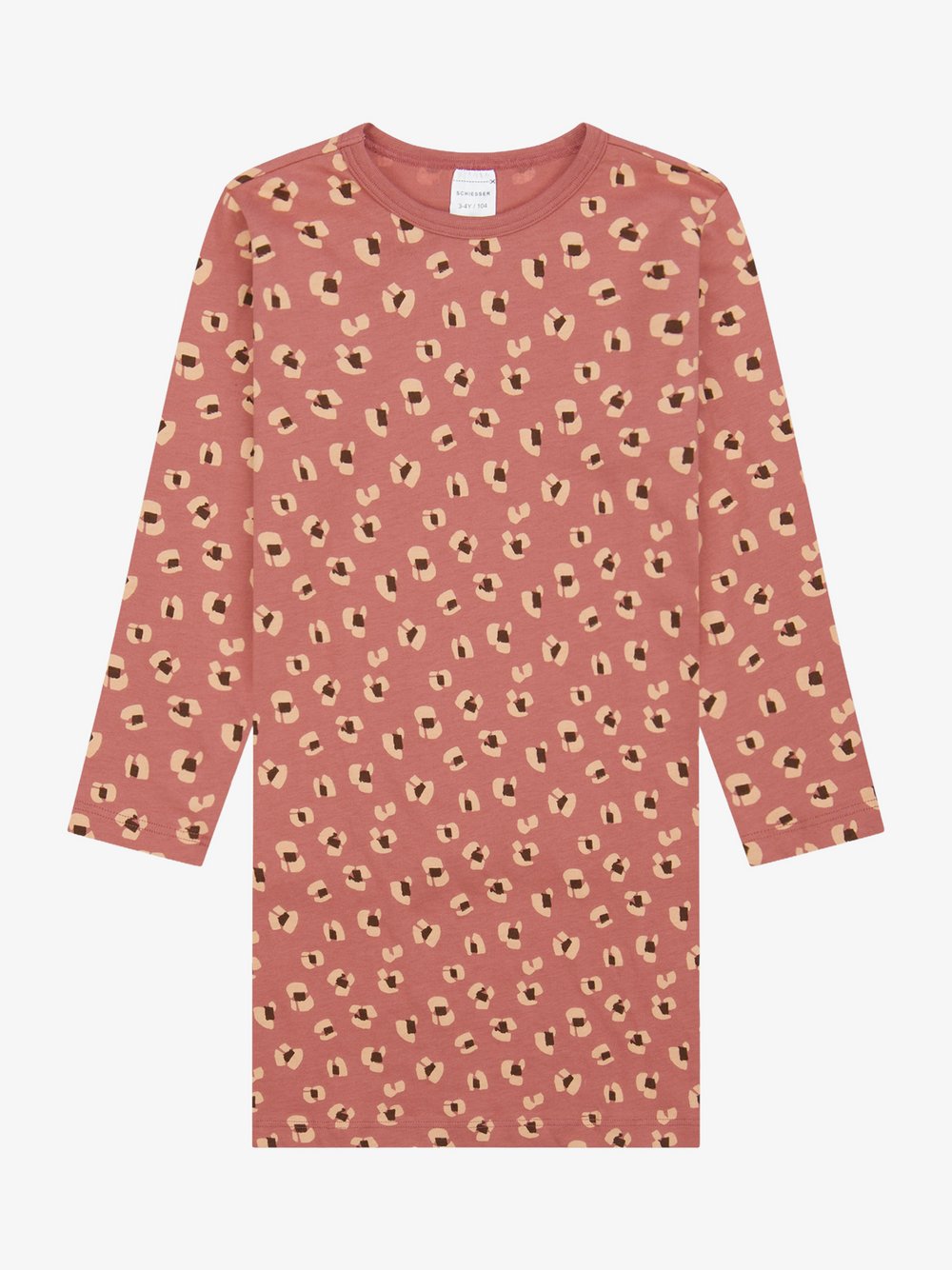 Schiesser Nachthemd Mädchen Jersey rosa bedruckt, 98