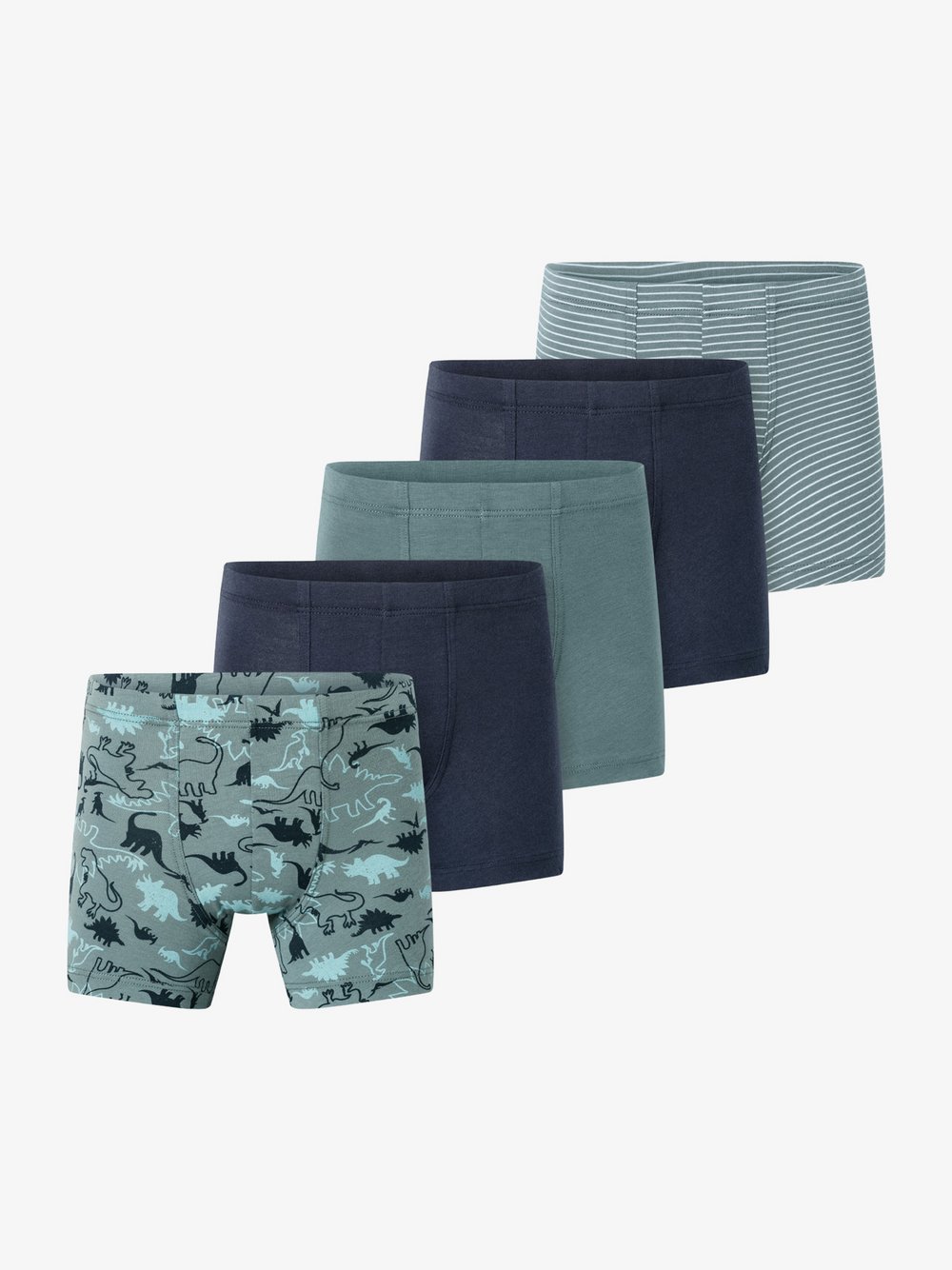 Schiesser Retro Boxer  Jungen Jersey mehrfarbig bedruckt, 104