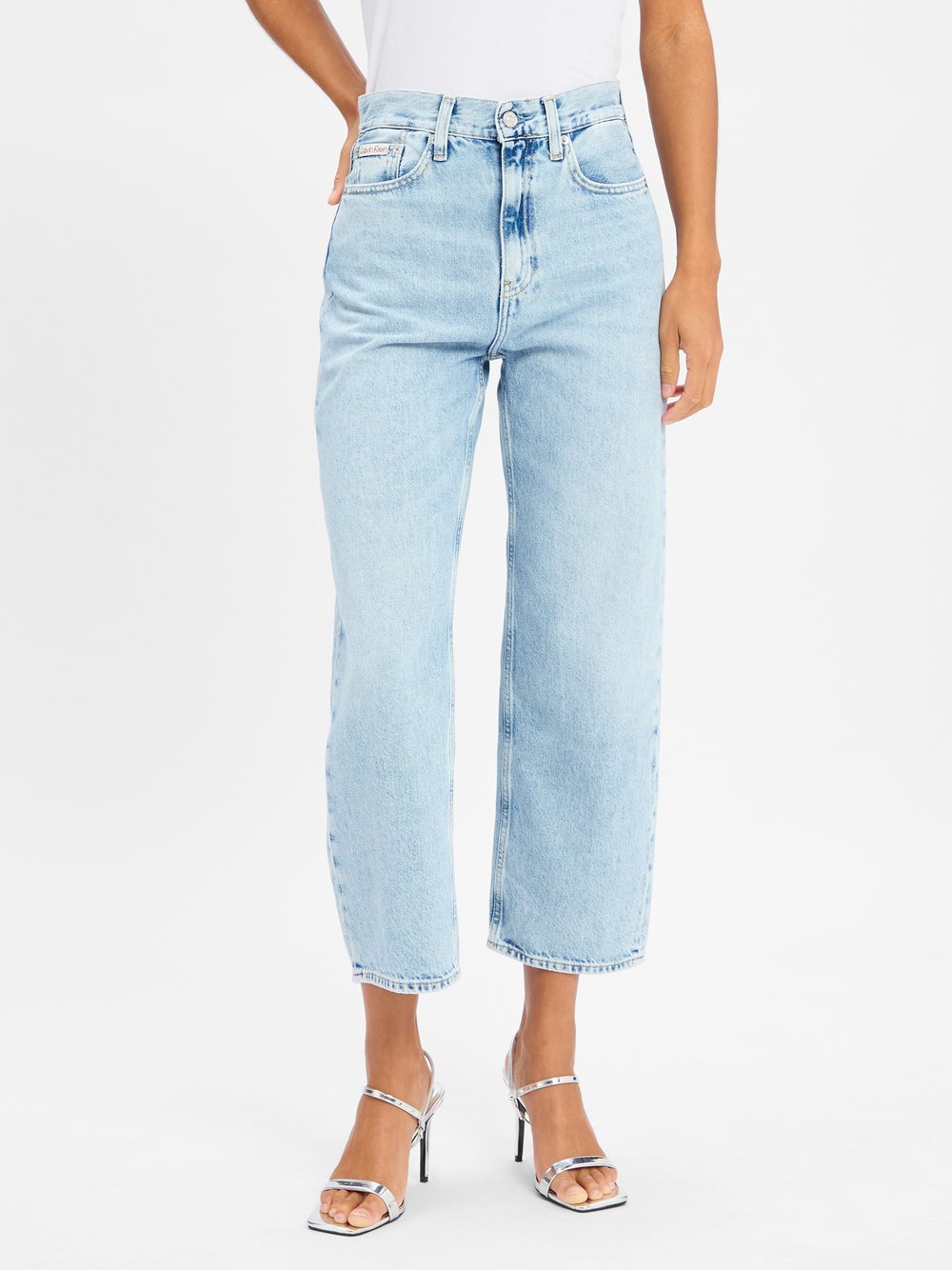 Calvin Klein Jeans Barrel Fit Jeans Damen Baumwolle blau, 30-30