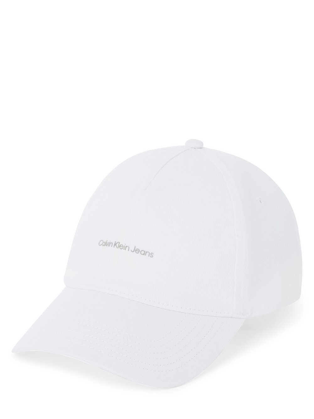 Calvin Klein Jeans Cap Damen Baumwolle weiß, ONE SIZE