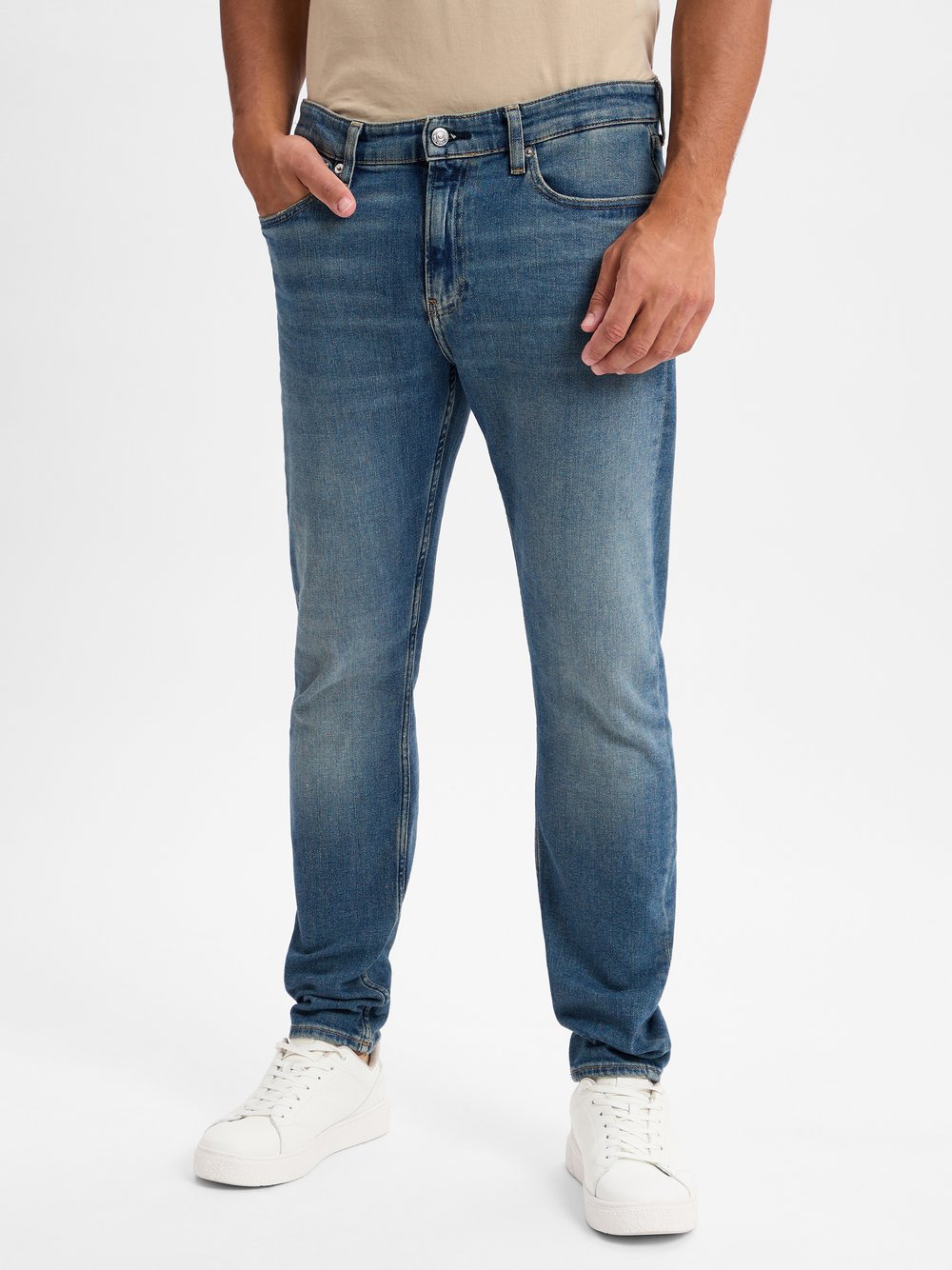 Calvin Klein Jeans Jeans Slim Taper Herren Baumwolle blau, 31-30