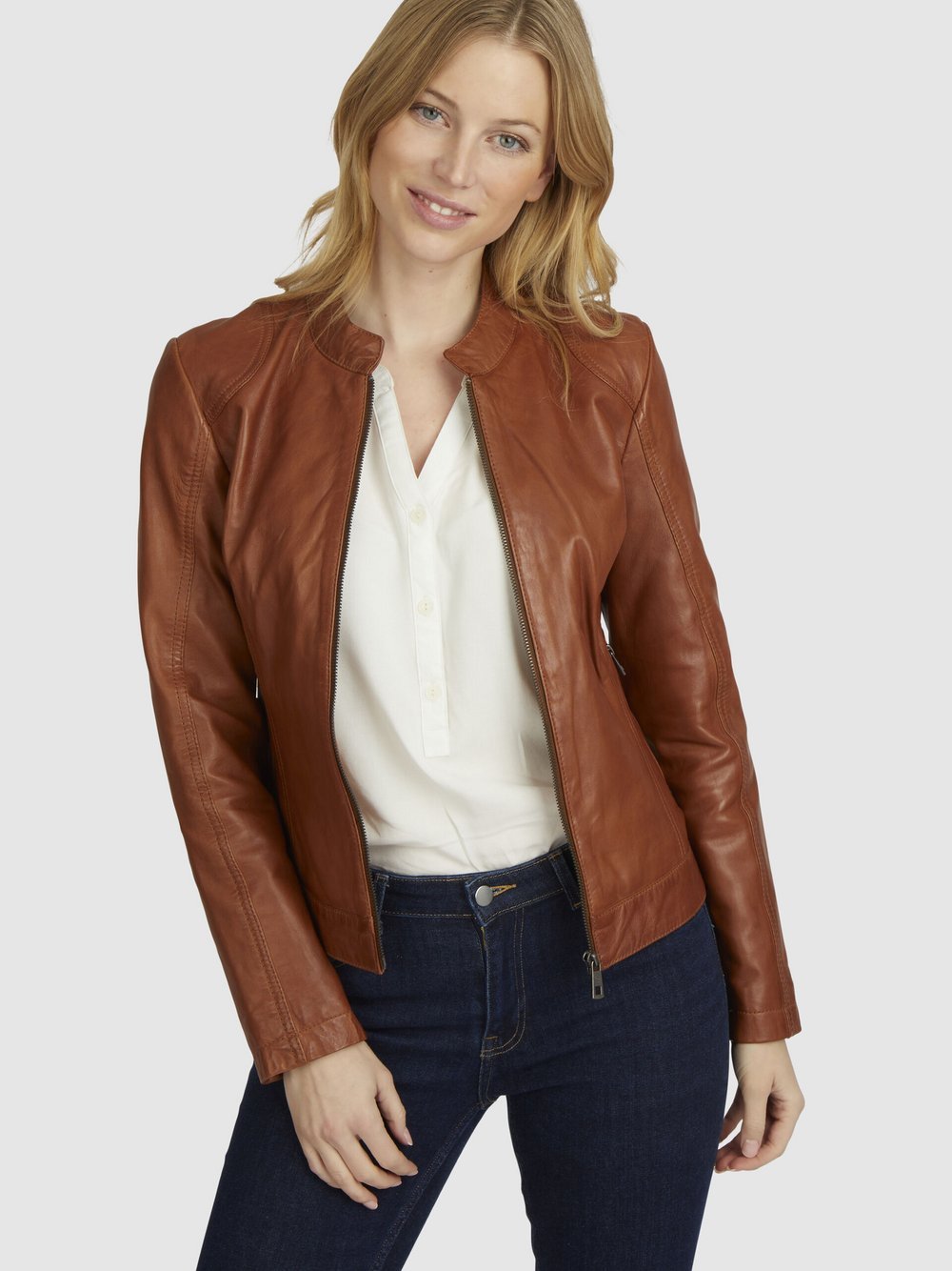 Bugatti Lederjacke Damen braun, 44