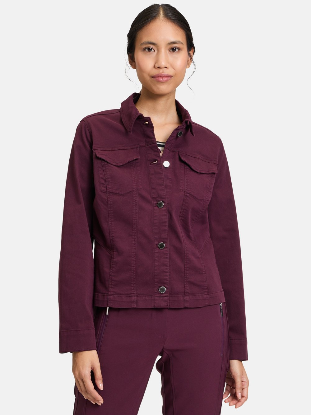 Betty Barclay Blazer-Jacke Damen Baumwolle lila, 36