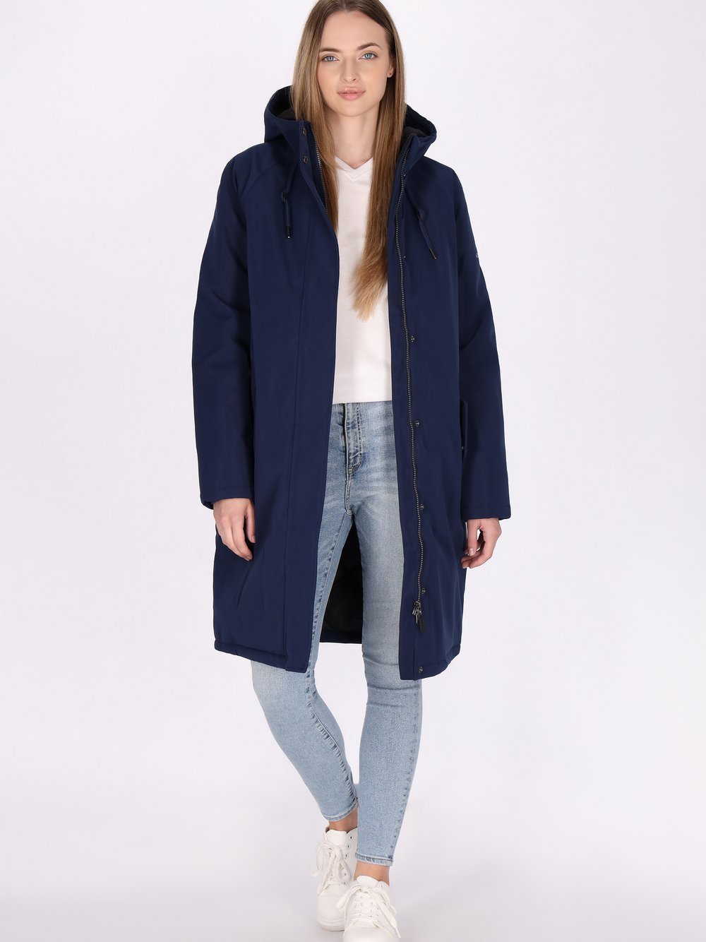 Dreimaster Winterparka Damen blau, XXL