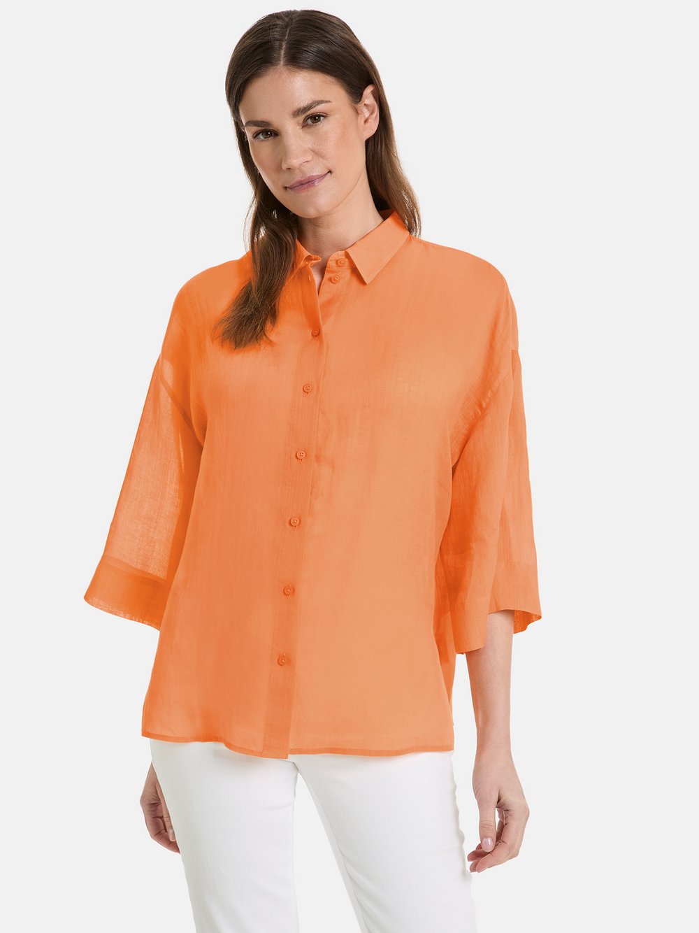 Gerry Weber 3/4 Arm Bluse Damen Textil orange, 48