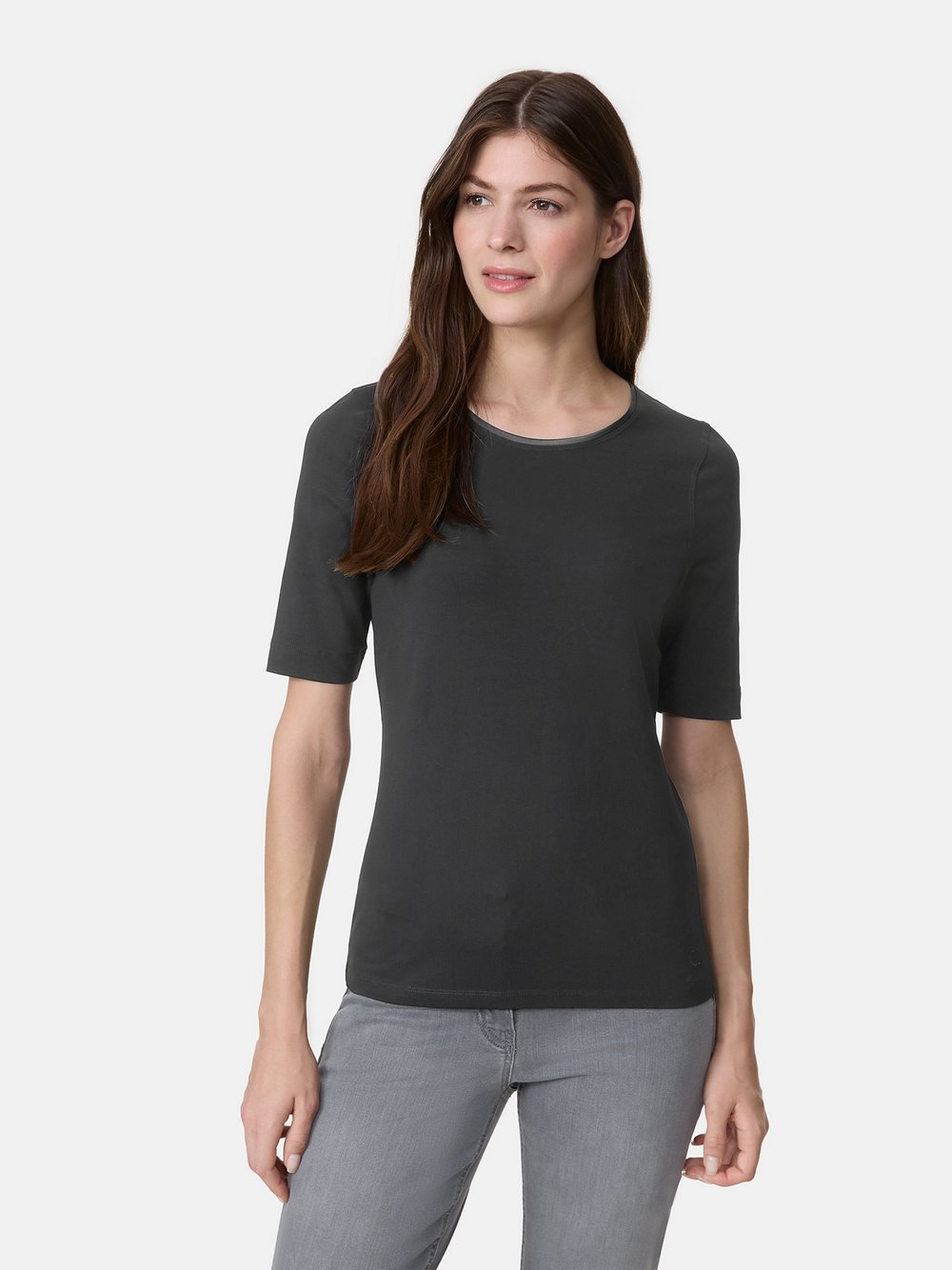 Gerry Weber T-Shirt Damen Baumwolle schwarz, 38