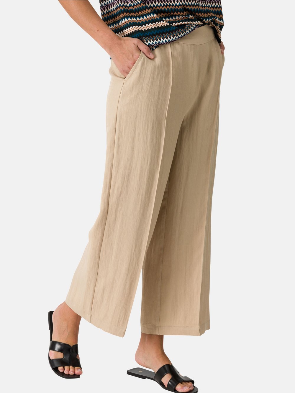 zero Hose Damen Lyocell beige, 44