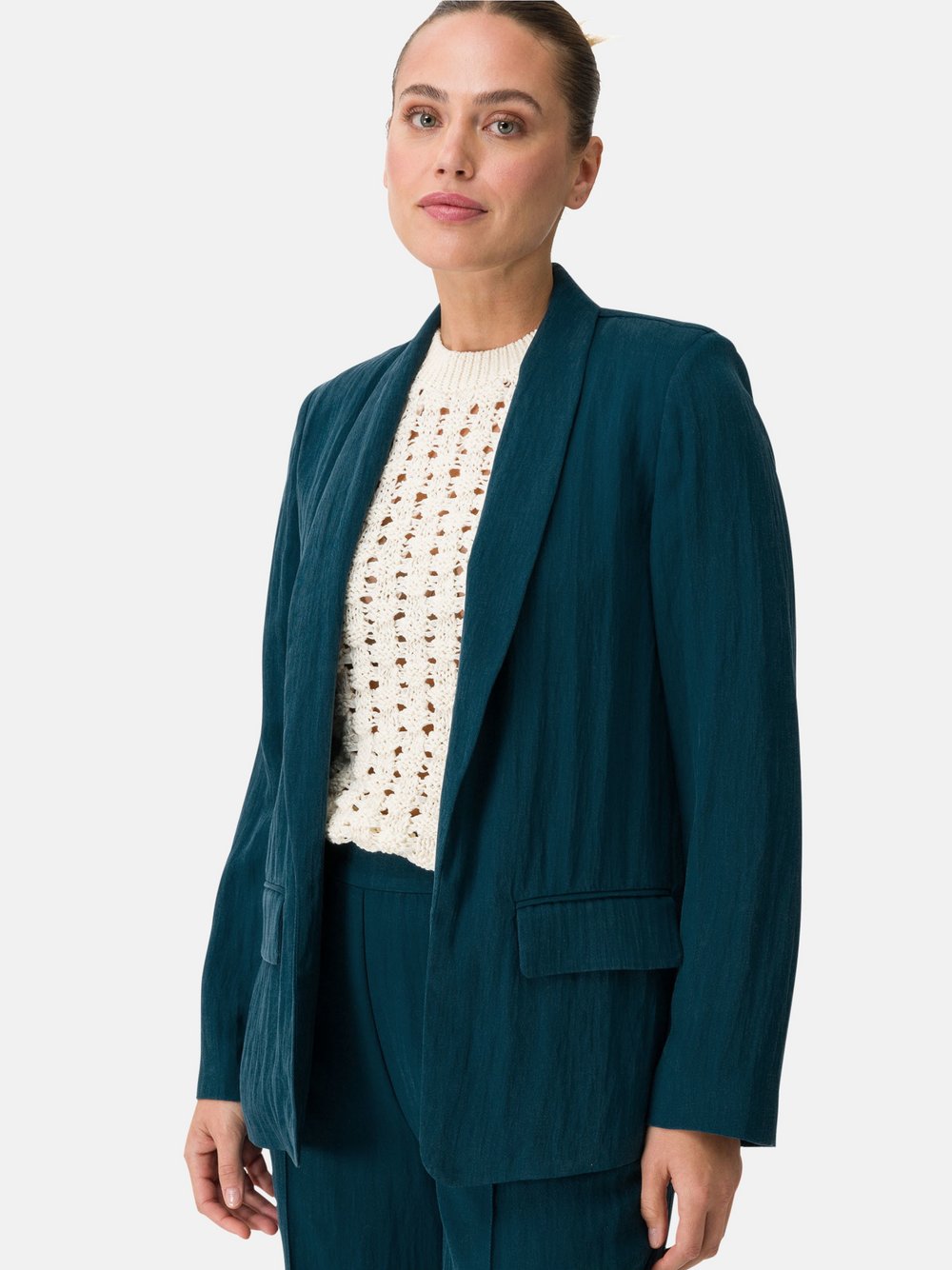 zero Blazer Damen Lyocell grün, 40