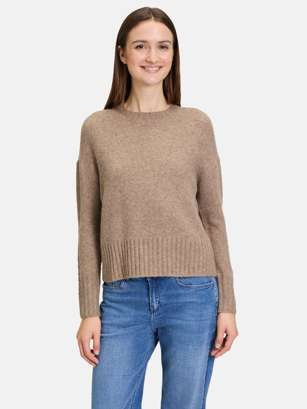 Cartoon Strickpullover Damen beige, 38