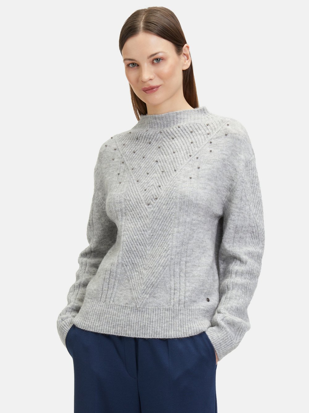 Betty & Co Strickpullover Damen grau, 42