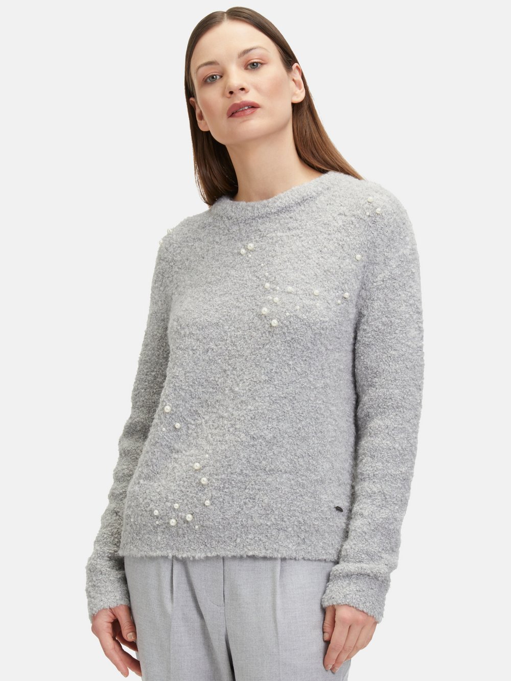 Betty & Co Strickpullover Damen Polyamid grau, 36