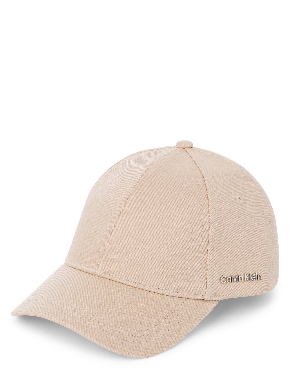 Calvin Klein Cap Damen Baumwolle beige, ONE SIZE