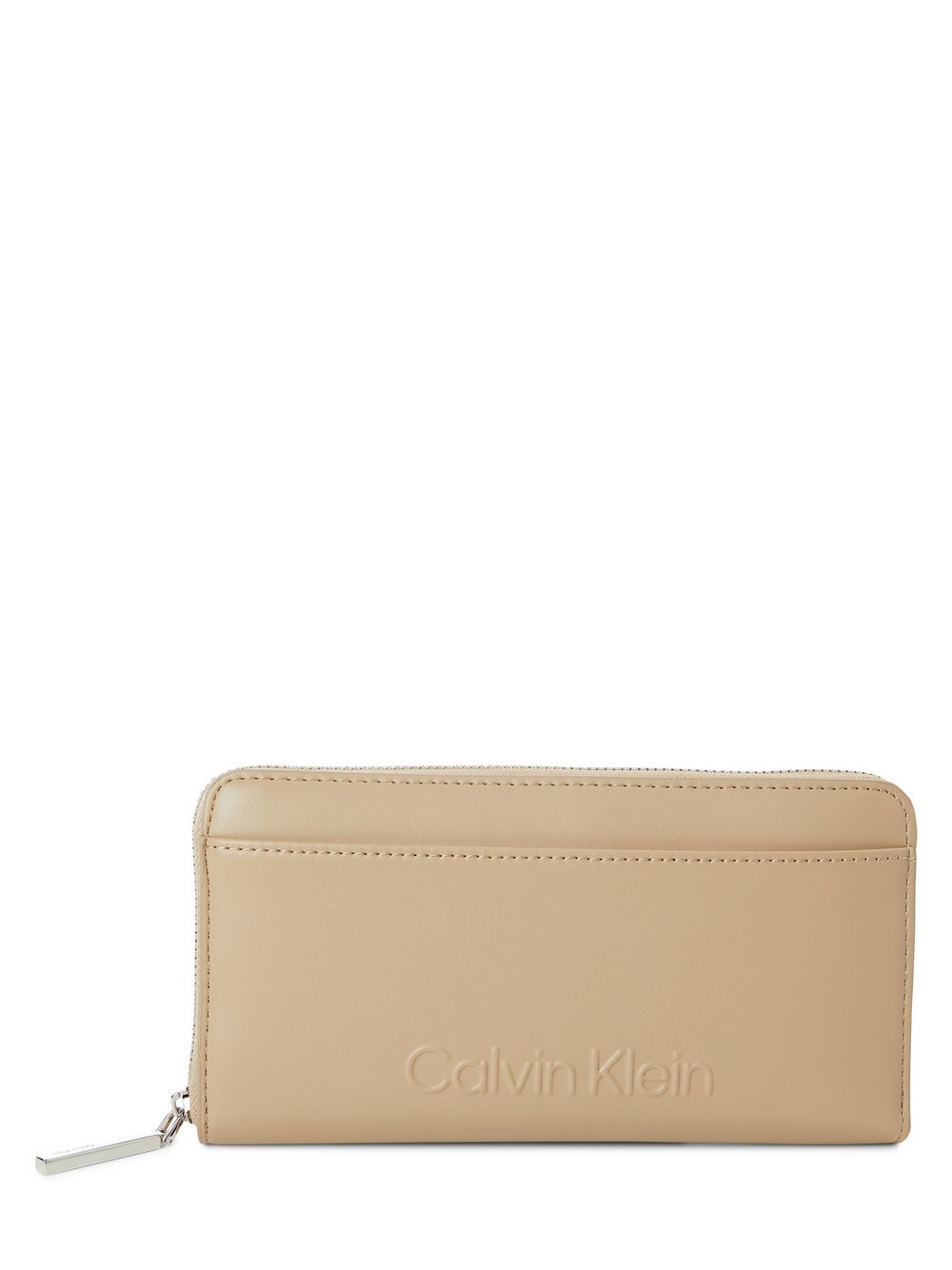 Calvin Klein Geldbörse Damen Kunstleder beige, ONE SIZE