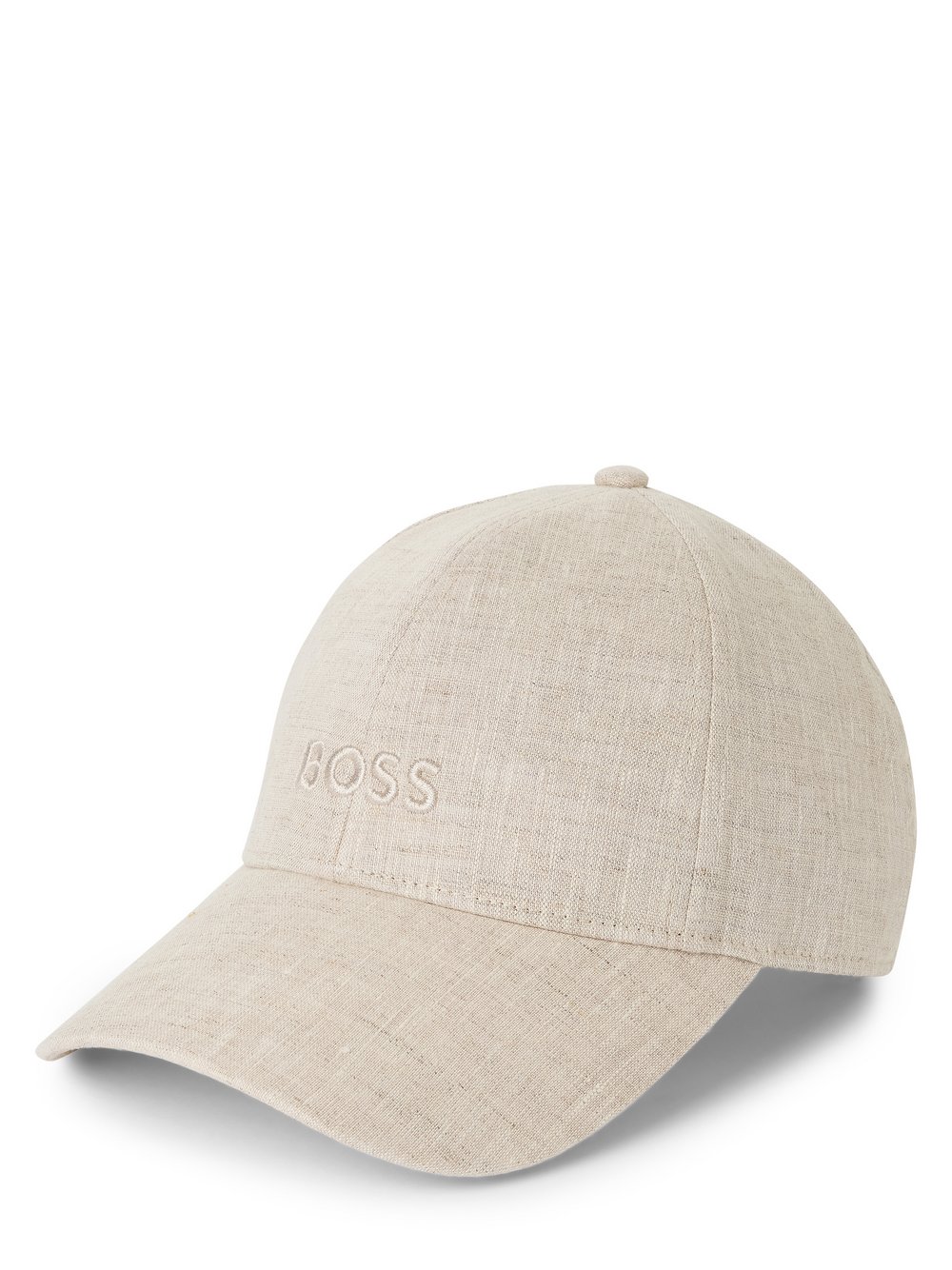 BOSS Cap aus Leinen Damen beige, ONE SIZE