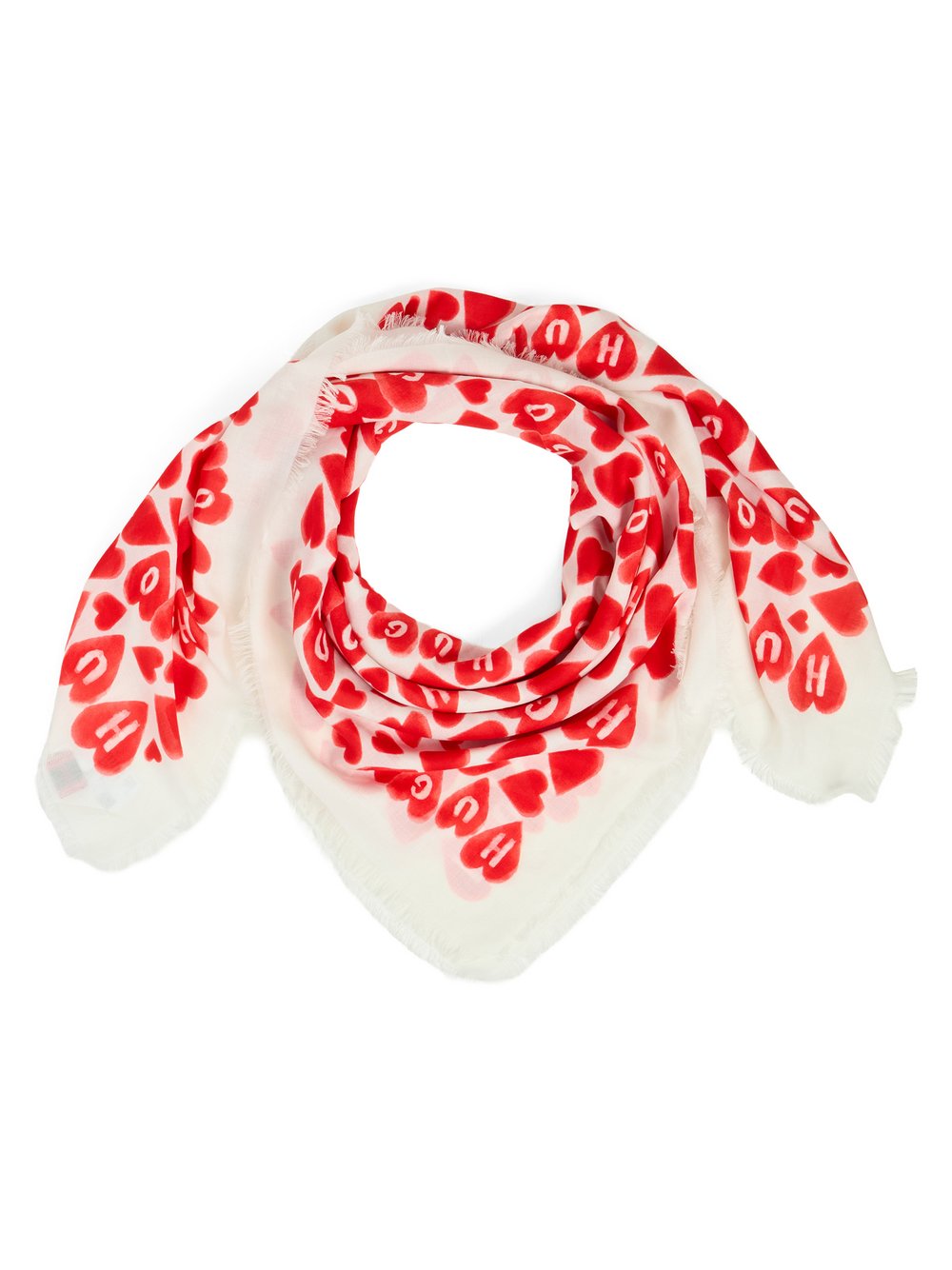 HUGO Tuch Damen Modal mehrfarbig gemustert, ONE SIZE