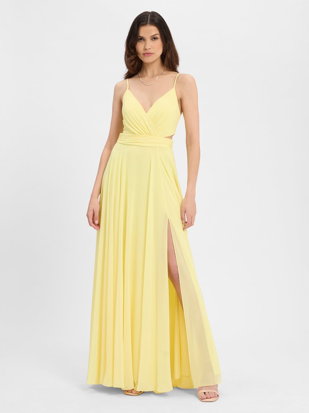Marie Lund Abendkleid Damen gelb, 40
